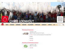 Tablet Screenshot of chiroloenhout.be